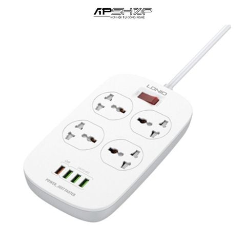 Ổ Cắm Điện Đa Năng LDNIO SC4407  4 Chấu  4 USB A