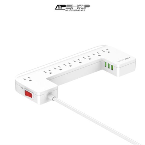 Ổ Cắm Điện Đa Năng LDNIO SN5311 | 5 Cấu | 3 USB A