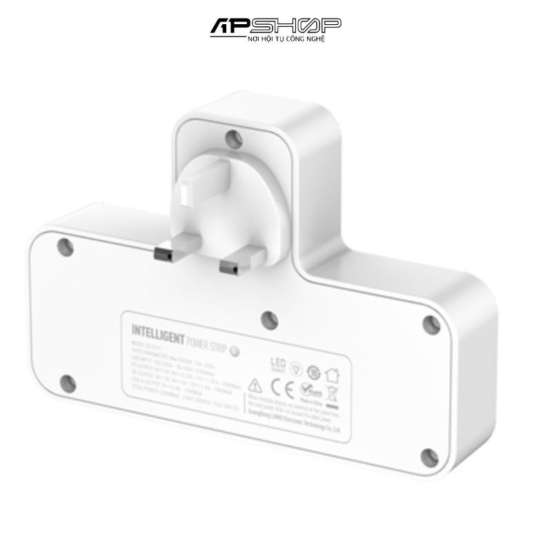 Ổ Cắm Điện Mở Rộng LDNIO SC2311 | 2 Chấu | 2 USB A | 1 USB C