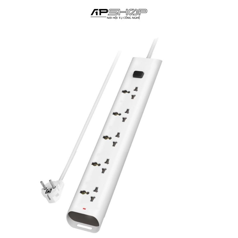Ổ Cắm Điện Philips CHP2452WB | 3M | 5 ổ cắm 3 chân | Công tắc chung