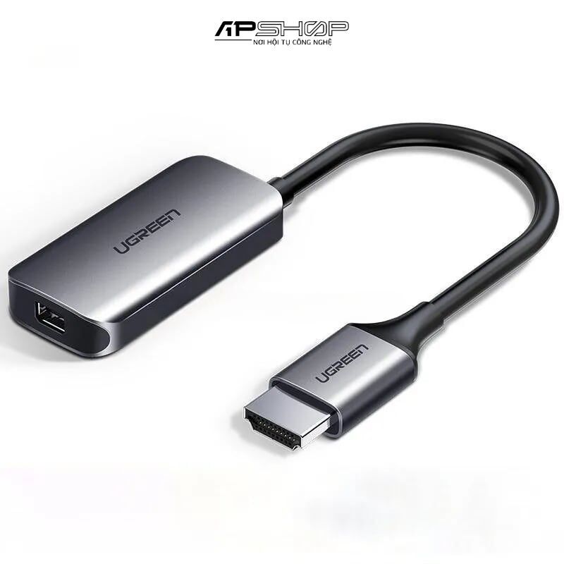Bộ Chuyển VGA to HDMI Ugreen 40224, độ phân giải FullHD, có Audio 3.5mm