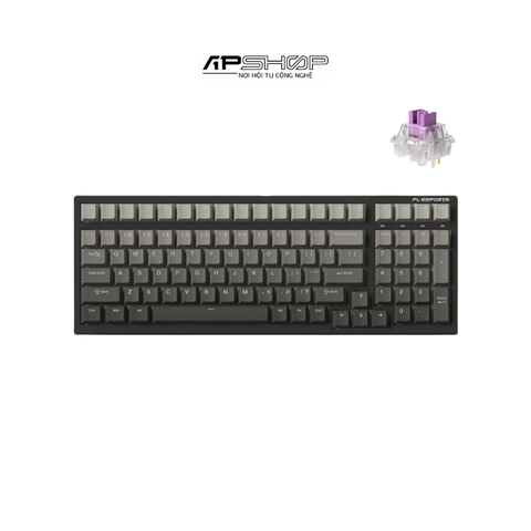 Bàn phím FL Esport FL100CPM RGB Gradient Ink Hotswap 3 Mod  Chính hãng
