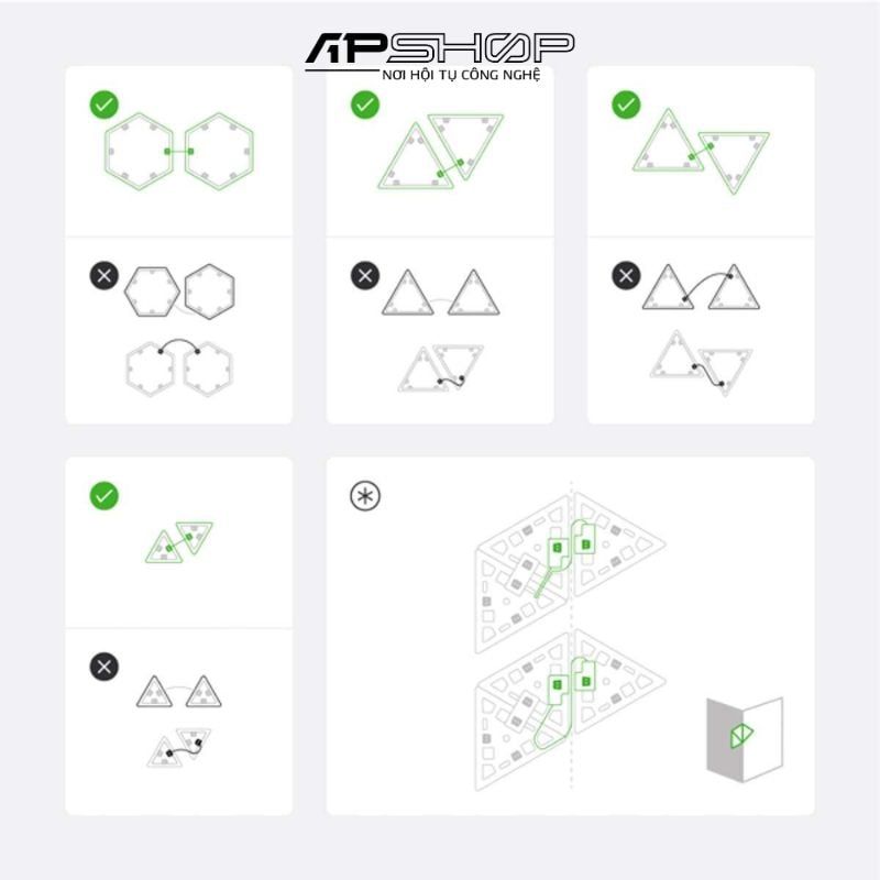 Phụ kiện Nanoleaf | Khớp nối linh hoạt Shapes (3 khớp nối)