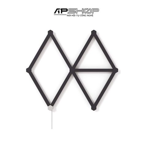 Phụ kiện trang trí đèn Nanoleaf Lines 60 độ (9 chiếc) - đen