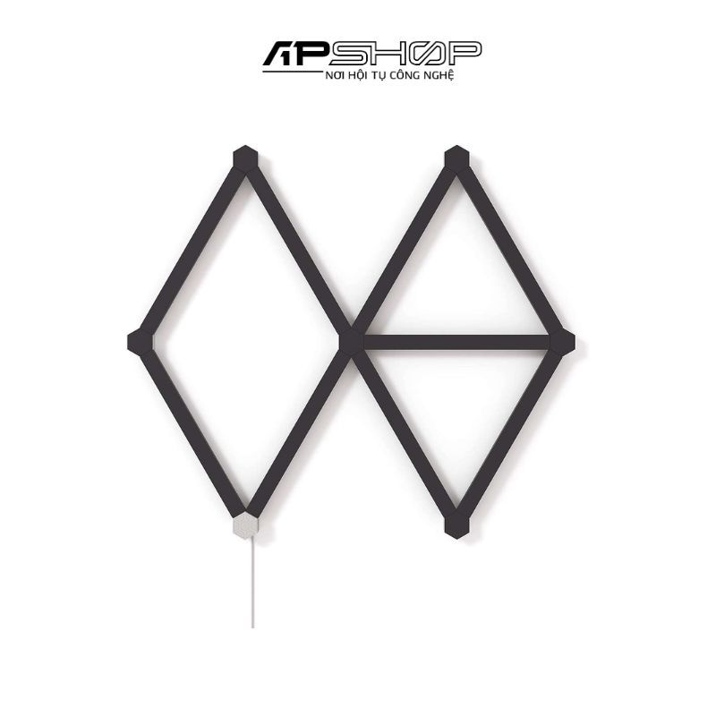 Phụ kiện trang trí đèn Nanoleaf Lines 60 độ (9 chiếc) - đen