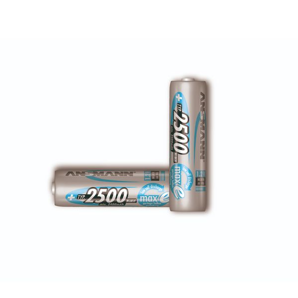 Pin sạc Ansman AA2500mAh 1.2v maxE Vỉ 2 viên