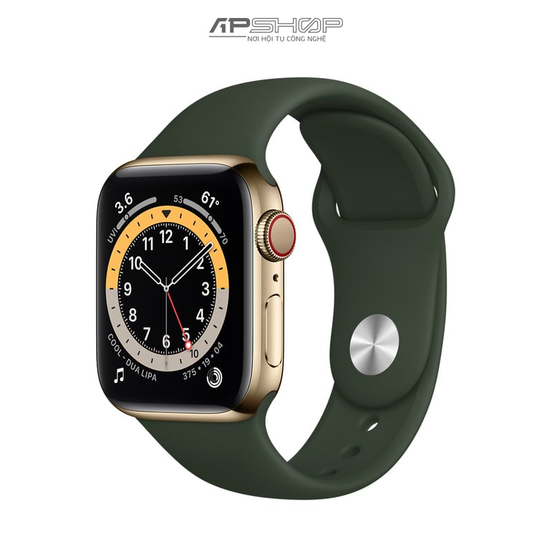 Gold - Cyprus Green Sport Band