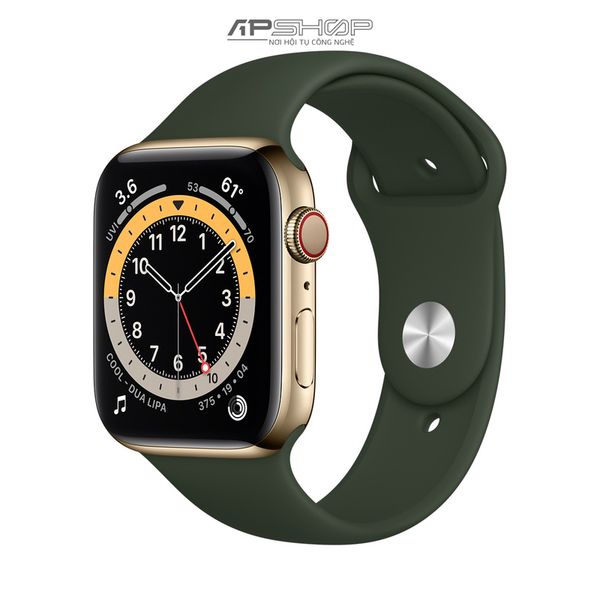 Apple Watch Series 6 GPS + Cellular 44mm Stainless Steel Case | Thép Không Gỉ - Hàng chính hãng Apple