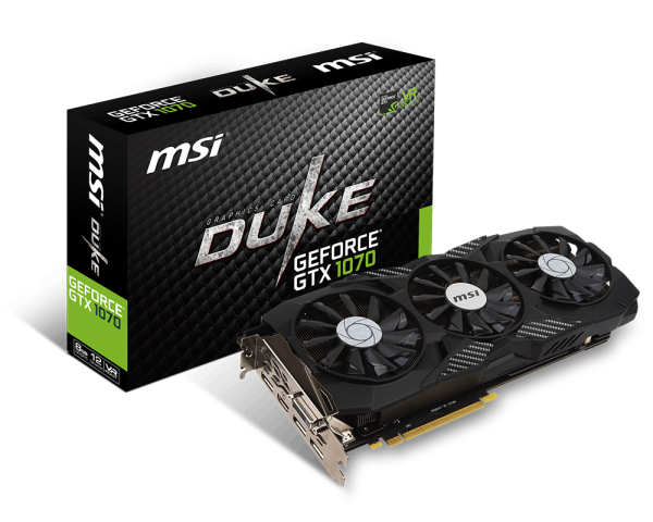 MSI GTX 1070 Duke 8G OC