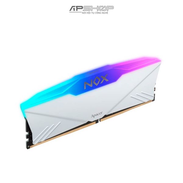 Ram Apacer NOX RGB White 16GB 1x16GB Bus 3200 | Chính hãng