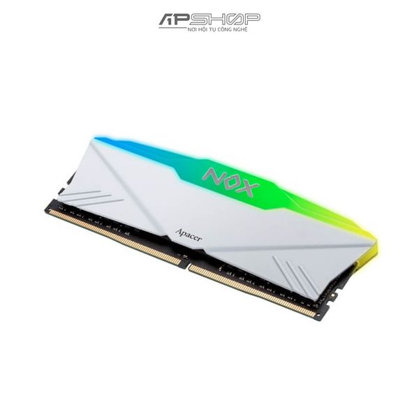 Ram Apacer NOX RGB White 16GB 1x16GB Bus 3200 | Chính hãng