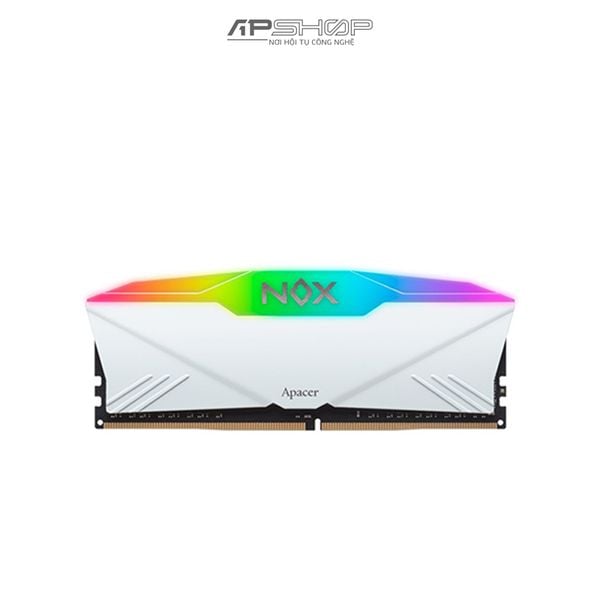 Ram Apacer NOX RGB White 16GB 2x8GB Bus 3600 | Chính hãng