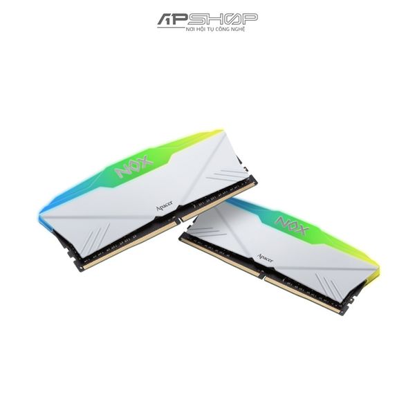 Ram Apacer NOX RGB White 32GB 2x16GB Bus 3600 | Chính hãng