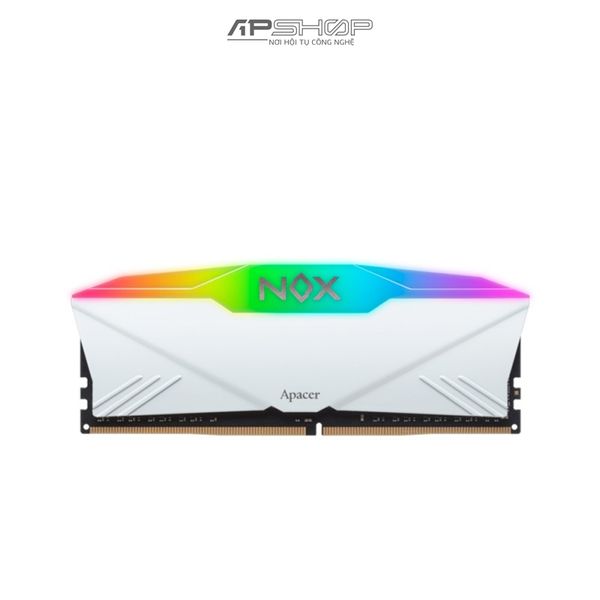 Ram Apacer NOX RGB White 8GB 1x8GB Bus 3200 | Chính hãng