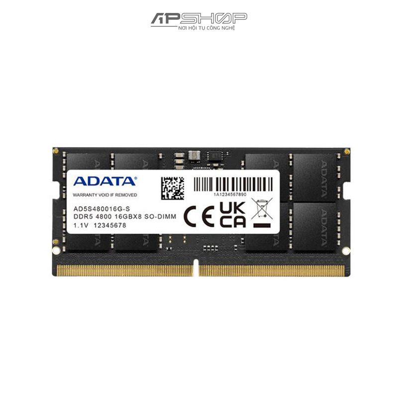 RAM Cho Laptop hiệu ADATA PREMIER DDR5 8GB 1x8GB Bus 4800 | Chính hãng