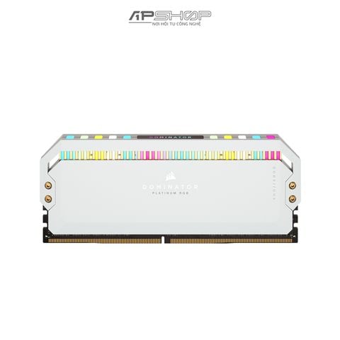 Ram Corsair 64GB 2x32GB Bus 5200 DDR5 DOMINATOR PLATINUM RGB White | Chính hãng