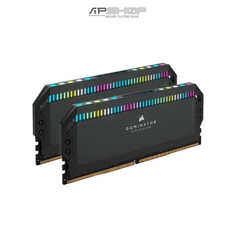 Ram Corsair 64GB 2x32GB Bus 5600 DDR5 DOMINATOR PLATINUM RGB Black | Chính hãng