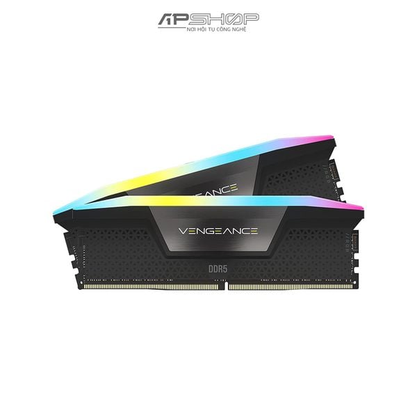 Ram Corsair 64GB 2x32GB Bus 5600 DDR5 VENGEANCE RGB Black | Chính hãng