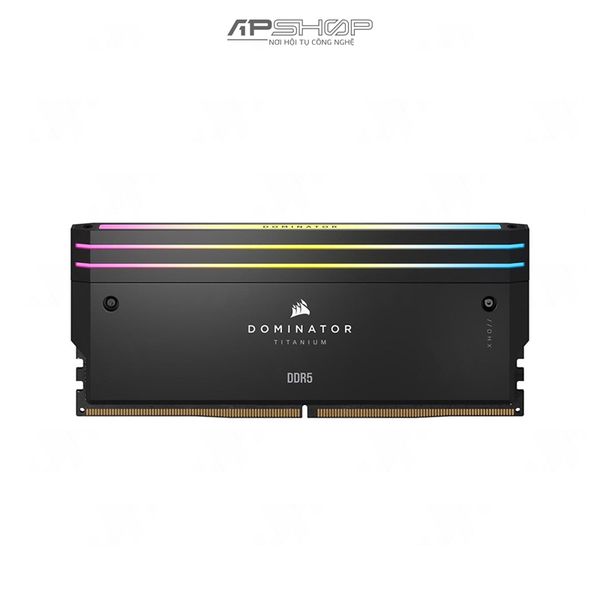 Ram Corsair DDR5 Bus 6000 32GB 2x16GB | DOMINATOR TITANIUM Black RGB | 1.4V | Chính hãng