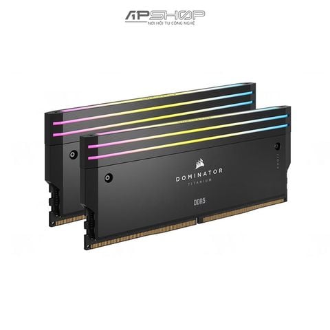 Ram Corsair DDR5 Bus 7200 48GB 2x24GB | DOMINATOR TITANIUM Black RGB | 1.4V | Chính hãng