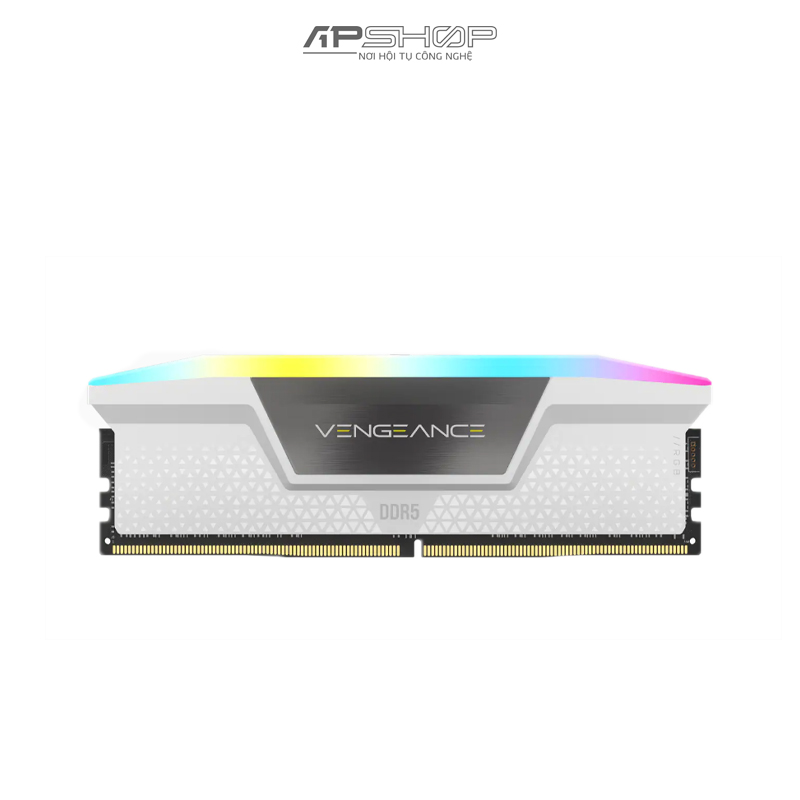 Ram Corsair Vengeance RGB White 32GB (2 x 16GB) Bus 5600 C36 DDR5 | Chính hãng