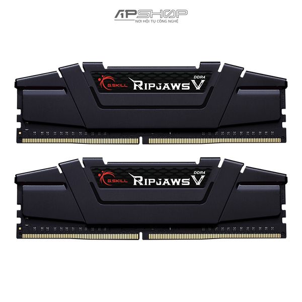 Ram GSKill Ripjaws V 2x16GB 32GB Bus 3200 DDR4 Black - Hàng chính hãng