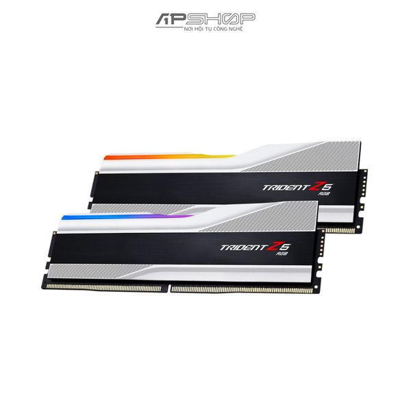 Ram GSkill Trident Z5 RGB 2 x 16GB 32GB Bus 5600 CL36 DDR5 Silver | Chính hãng