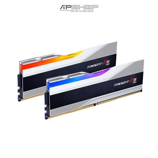 Ram GSkill Trident Z5 RGB 2 x 16GB 32GB Bus 5600 CL36 DDR5 Silver | Chính hãng