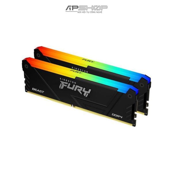 Ram Kingston Fury Beast RGB 32GB 16GB x 2 Bus 3200 DDR4 | KF432C16BB2AK2/32