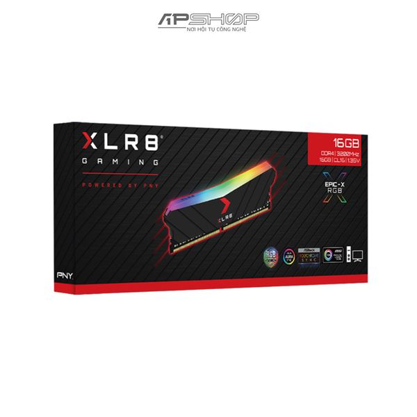 RAM PNY 16GB XLR8 DDR4 3200 LONGDIMM RGB