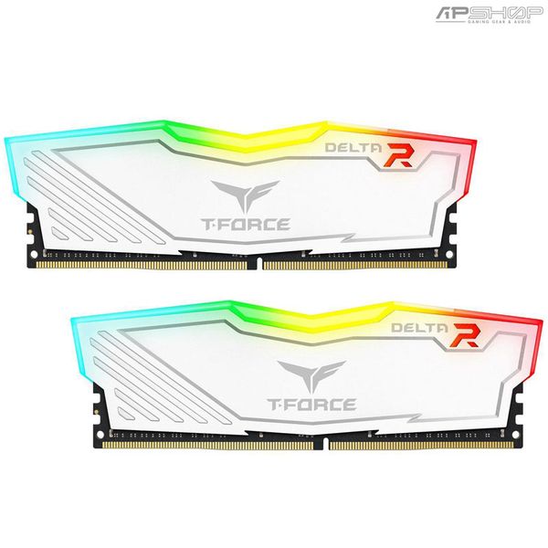 Ram Team T-Force Delta RGB 16GB 2x8GB Bus 3000 White