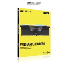 Ram Corsair DDR5 48GB 2x24GB Bus 5600 VENGEANCE Black RGB