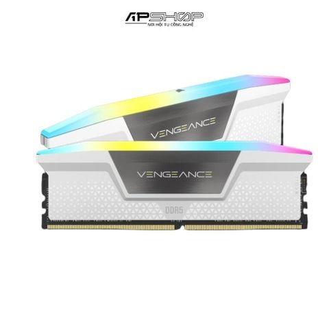 Ram Corsair DDR5 64GB 2x32GB Bus 5200 Vengeance RGB White
