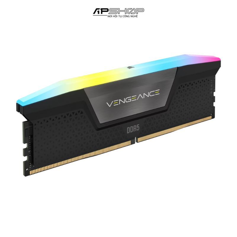 Ram Corsair DDR5 64GB 2x32GB Bus 6000 VENGEANCE RGB Black