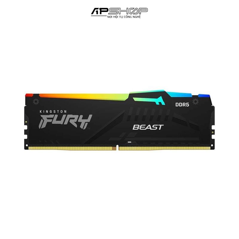 Ram HyperX 32GB (2x16GB) DDR5 6000MT/s CL30 FURY Beast Black RGB XMP KF560C30BBAK2-32