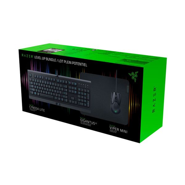 Bộ Bàn phím Razer Level Up Bundle (Cynosa Lite + Viper Mini + Gigantus V2 Medium)