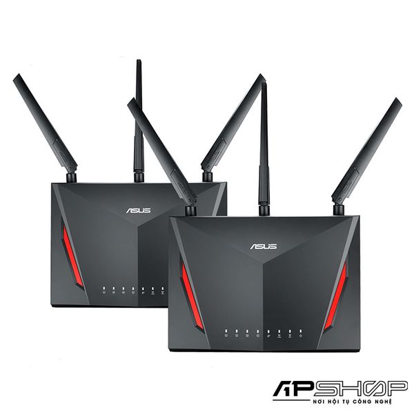 Router Asus RT-AC86U ( 2 PACK ) - AiMesh 360- AC2900 MU-MINO - WTFAST