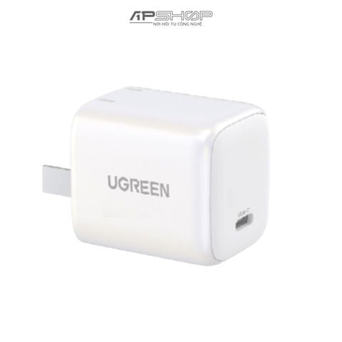 Bộ Sạc Nhanh UGREEN Nexode 20W USB-C PD GaN Fast Charger US (White) 15328