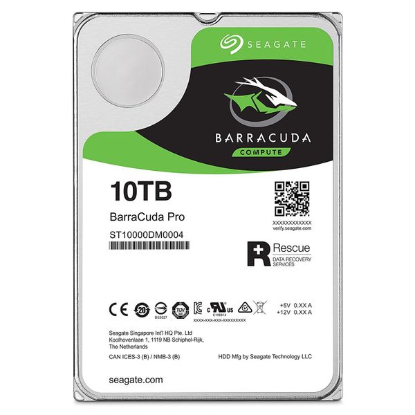 Seagate Barracuda Pro Drive 10TB 7200RPM 256MB