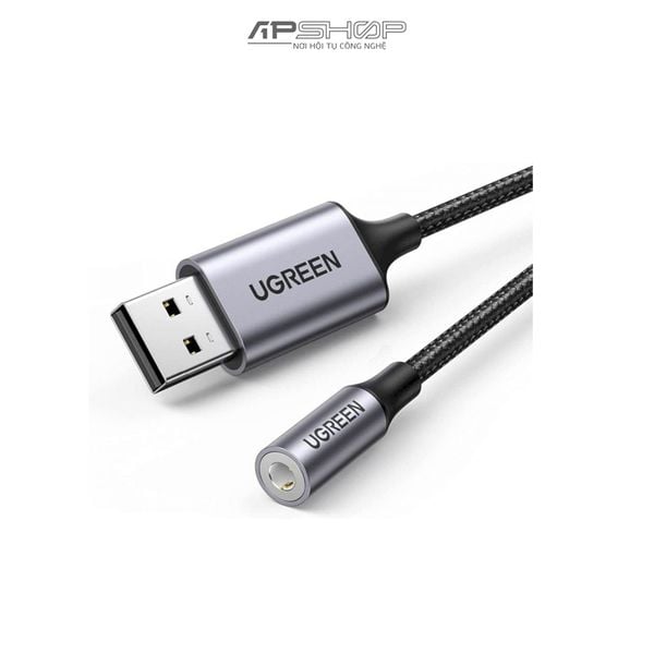 Sound Adapter UGREEN USB2.0 to 3.5mm female adapter CM477