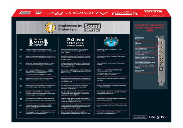 SoundCard Creative SC Sound Blaster Audigy Rx 7.1