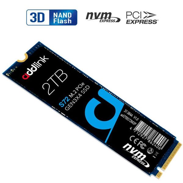 SSD Addlink S72 2TB M.2 PCI-E 3.0x4