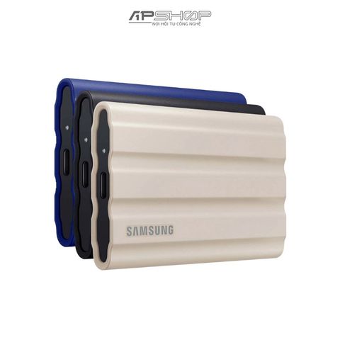 SSD Di động SamSung T7 Shield USB 3.2 Gen 2 Up to 1,050MB/s Black | Chính hãng
