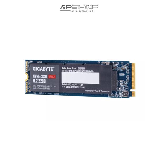 SSD Gigabyte NVMe Gen3 128GB - Chính hãng