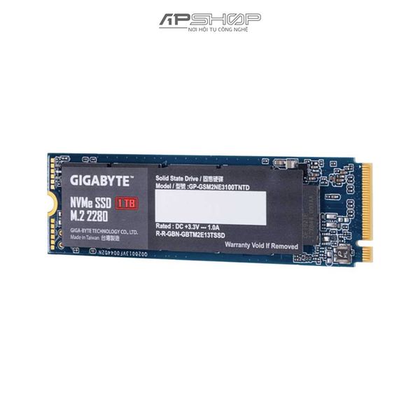 SSD Gigabyte NVMe Gen3 1TB - Chính hãng