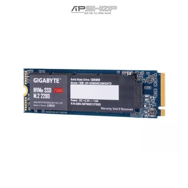 SSD Gigabyte NVMe Gen3 256GB - Chính hãng