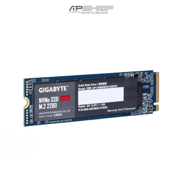 SSD Gigabyte NVMe Gen3 512GB - Chính hãng