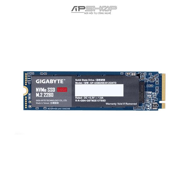 SSD Gigabyte NVMe Gen3 512GB - Chính hãng