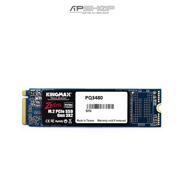 SSD KingMax Zeus PQ3480 M2 PCIe 512GB | Chính hãng