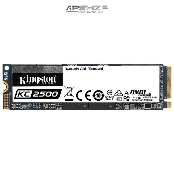 SSD Kingston KC2500 NVMe PCIe Gen 3x4 500GB - Hàng chính hãng